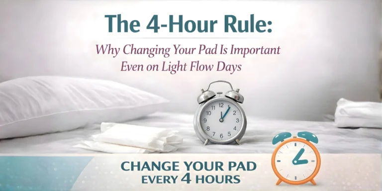 4-hour rules for sanitary pads