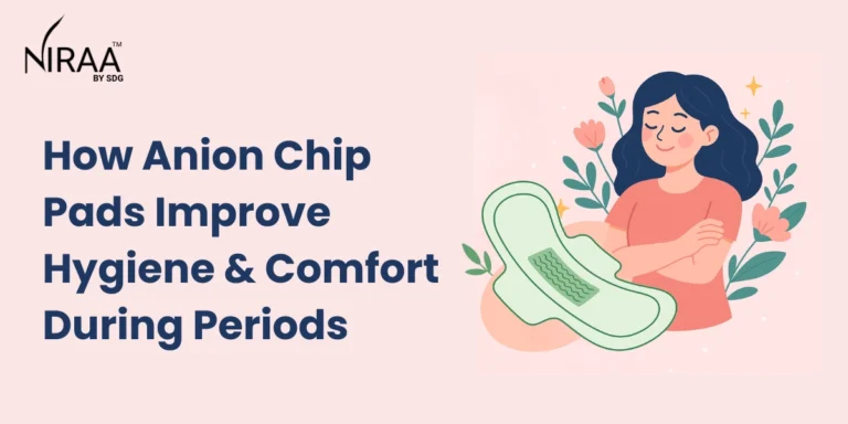 anion chip pad for comfort and hygiene