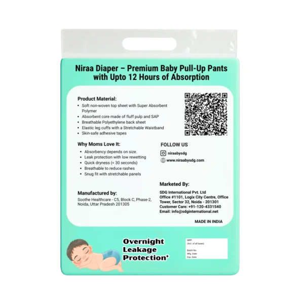 Disposable Pull-Up Pants Baby Diaper | Size - S - Image 5