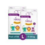 Combo – Premium Disposable Pull-Up Pants Baby Diaper | Size – L | 84 Diapers