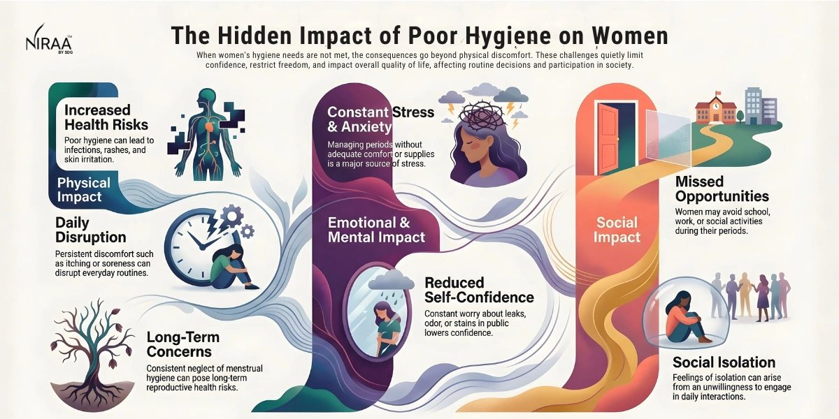 hidden impact of poor hygiene on women